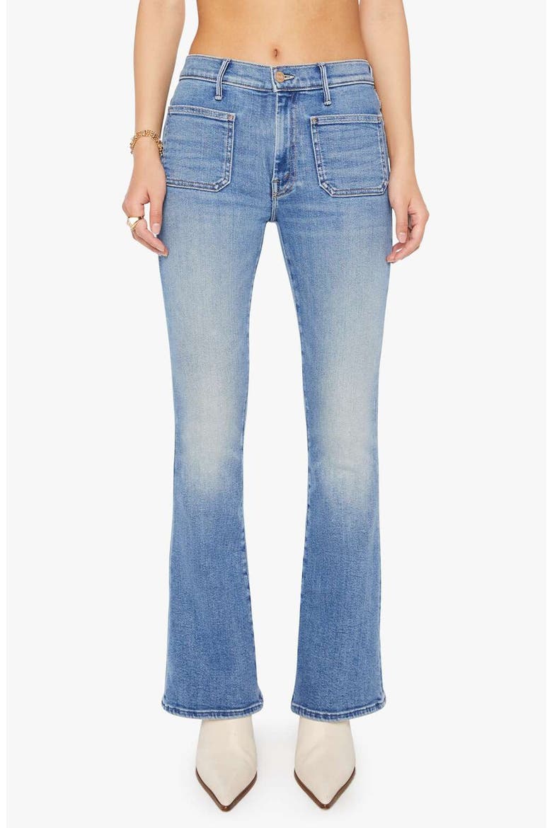Lil' Weekend Flare Jeans, Main, color, POPPIN WHEELIES