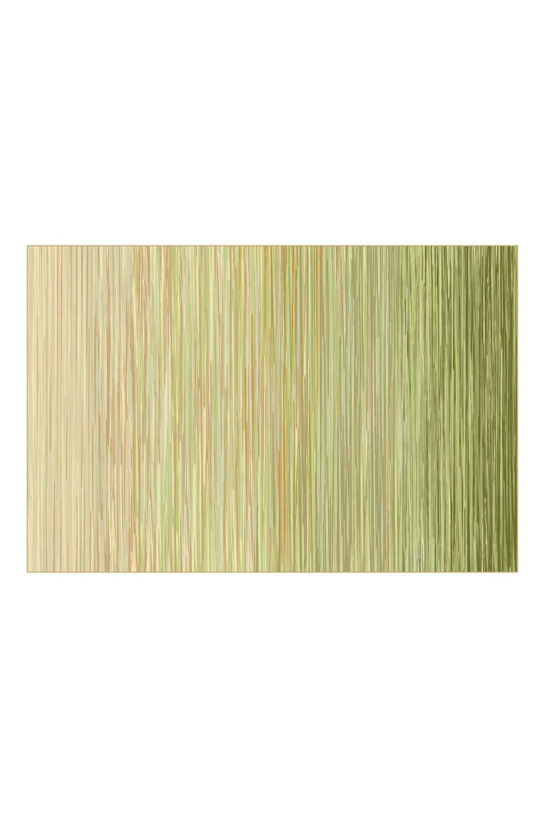 Sense of Place Nature's Stripes Carpet - Green - 4' x 6' Rectangle, Main, color, Green