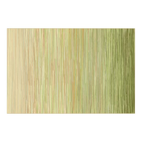 Sense of Place Nature's Stripes Carpet - Green - 4' x 6' Rectangle