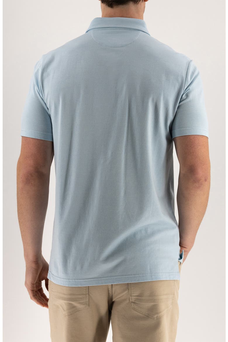 Feeder Polo, Alternate, color, MELANGE SKY