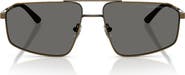Emporio Armani 59mm Aviator Sunglasses