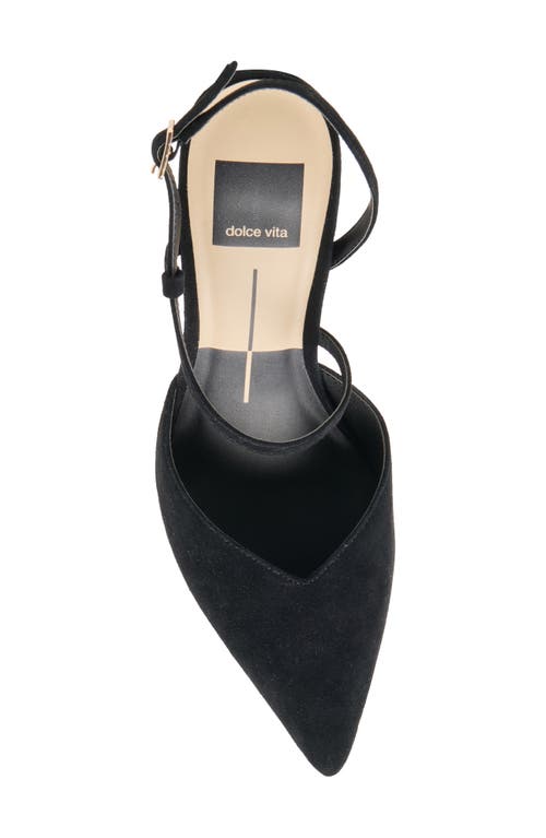 Dolce Vita Kamra Pointy Toe Slingback Pump In Black
