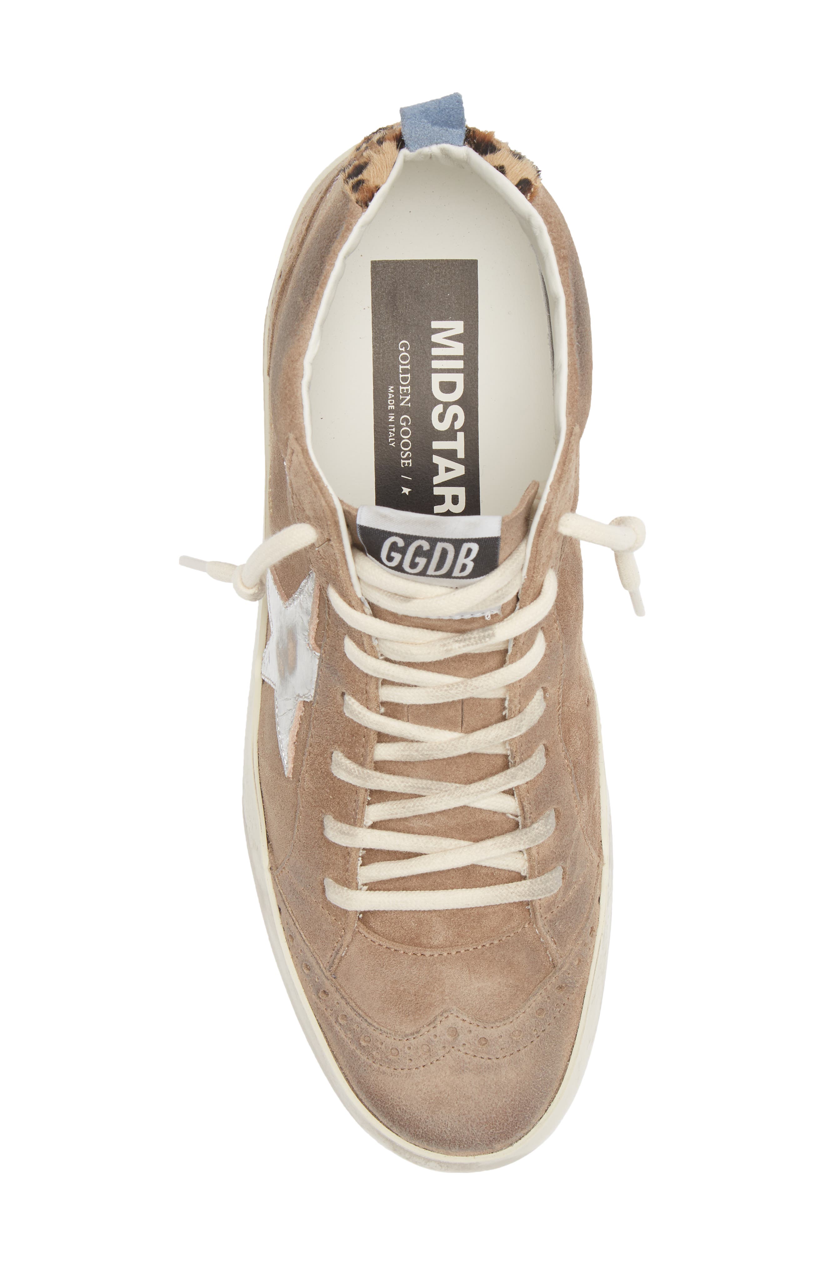 Golden Goose Mid Star Glitter Sneaker, Alternate, color, 