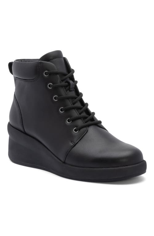 Abeo Passage Lace Up Boot In Black - Metatarsal