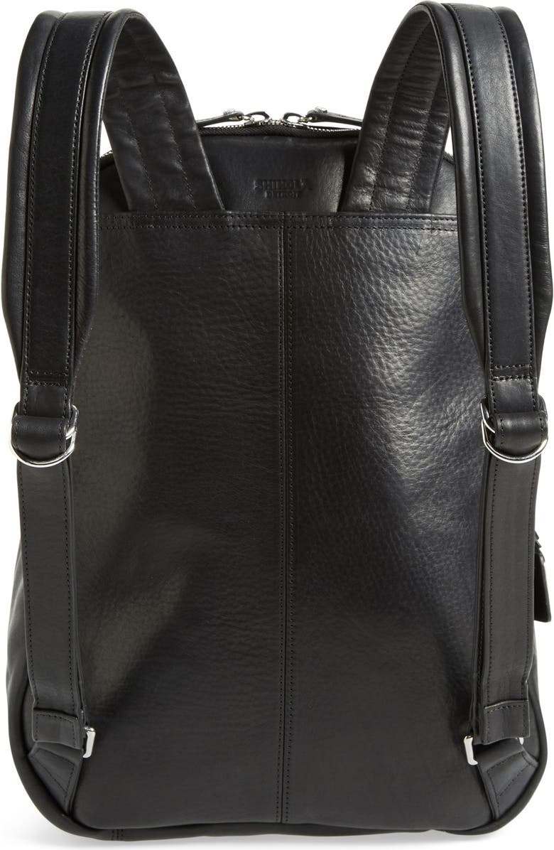 Shinola Runwell Leather Laptop Backpack, Alternate, color,