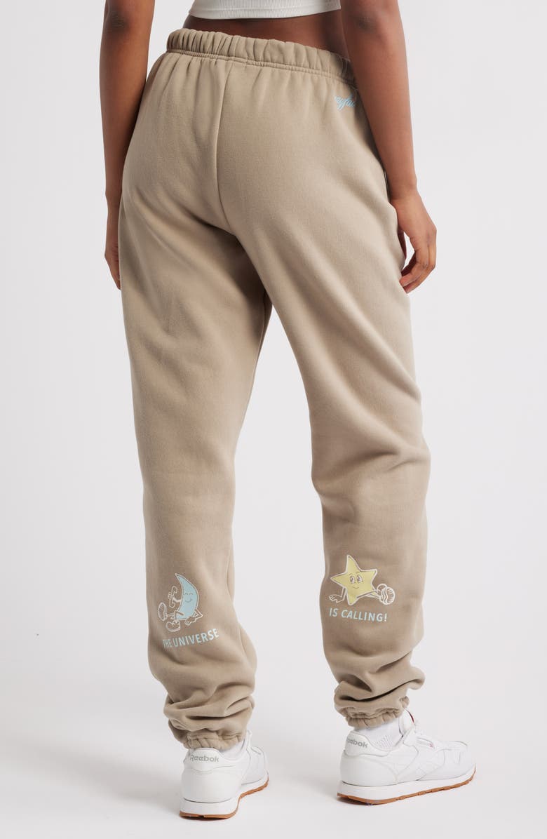 THE MAYFAIR GROUP Cosmic Hotline Sweatpants, Alternate, color, Brown