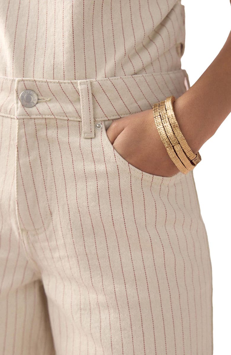 NEXT Stripe Straight Leg Jeans, Alternate, color,