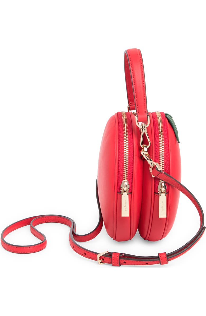 Kate Spade New York double mangia tomato small crossbody bag, Alternate, color,