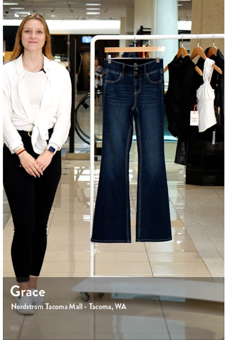 Fit & Lift High Waist Flare Jeans video