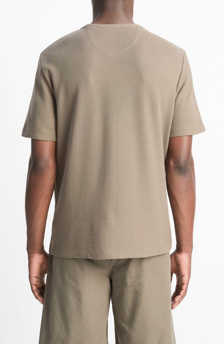 Vince Pima Cotton Piqué T-Shirt, Alternate, color, Dome