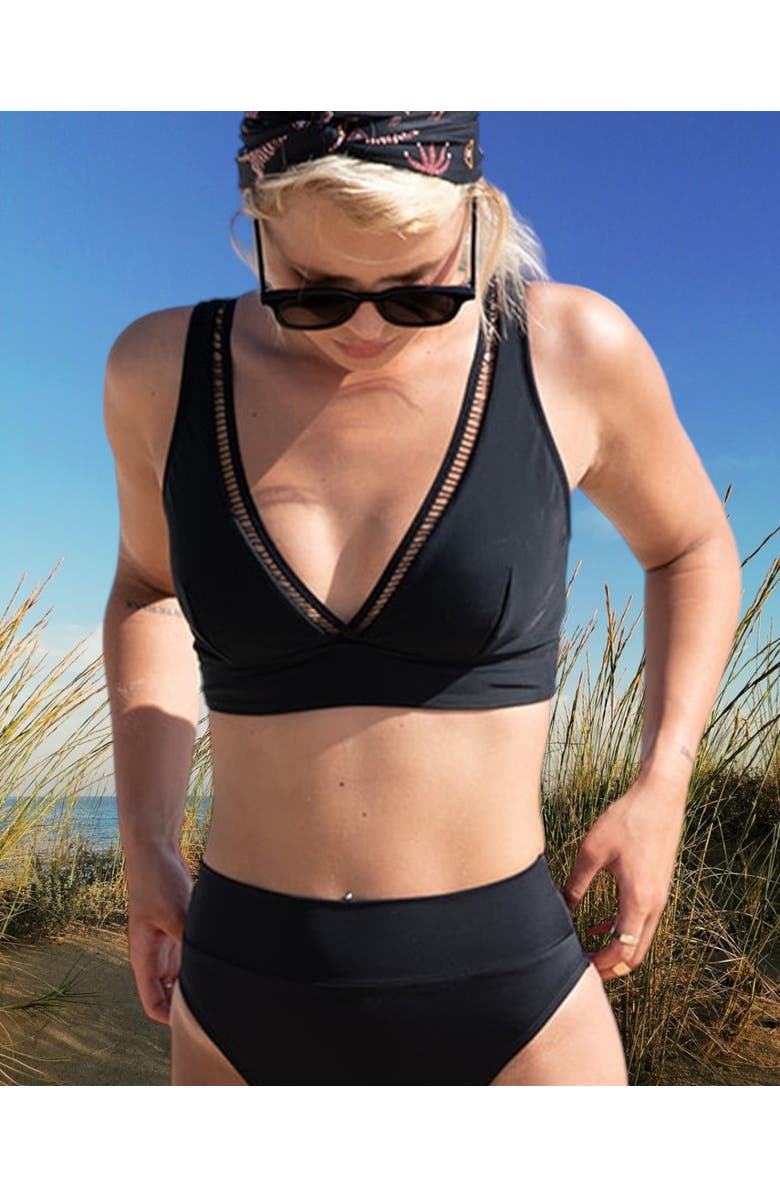 Biliblond Bikini Top VIVI, Alternate, color, Black