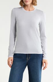 Splendid Double Layer Long Sleeve T-Shirt