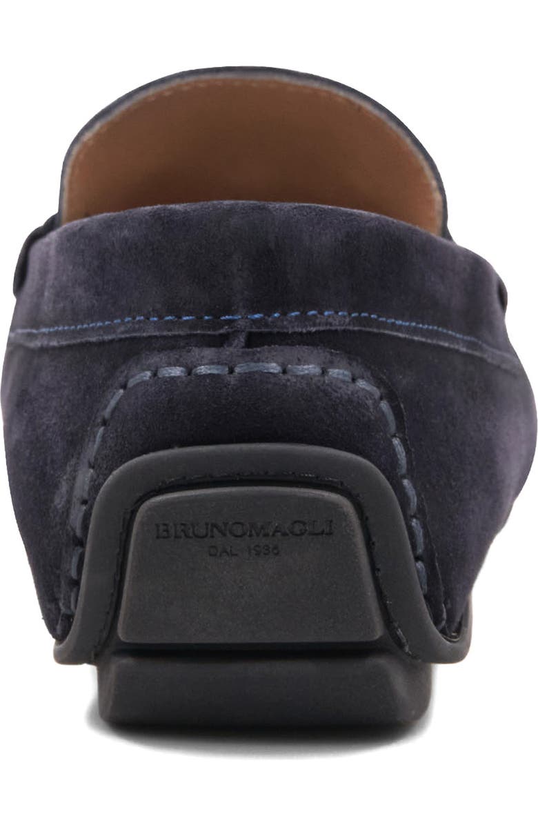 Bruno Magli Teramo Bit Driving Loafer, Alternate, color, Navy Suede