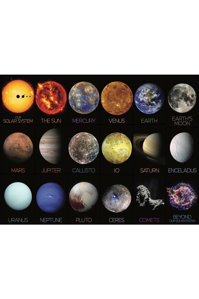 The Solar System 1000 Piece Puzzle, Alternate, color, No Color