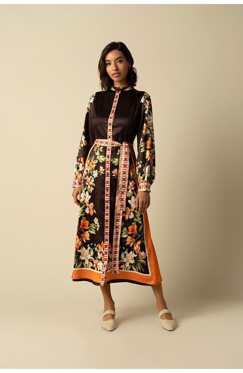 RAISHMA Kiara Dress, Main, color, Brown