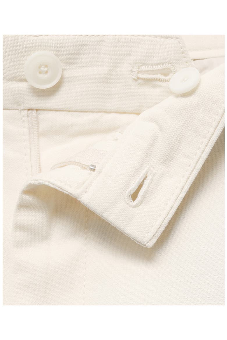 Cotton Blend Bermuda Cargo Shorts, Alternate, color, ECRU