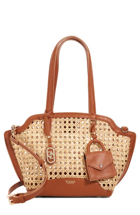 Dinidecided Rattan Shoulder Bag