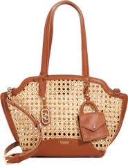 Dune London Dinidecided Rattan Shoulder Bag