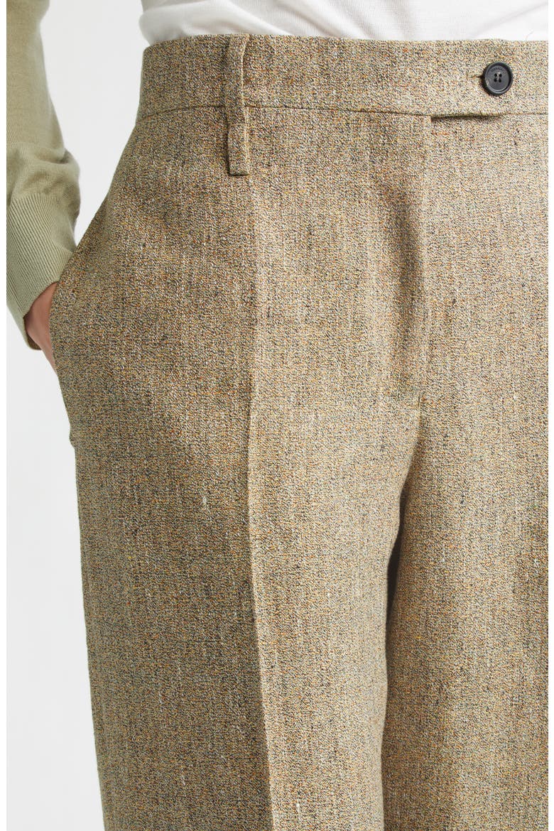 Linen Trousers, Alternate, color, BROWN