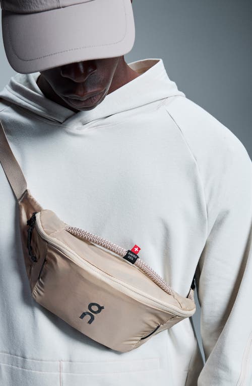 On Nyl Ripstop Belt Bag In Neutral