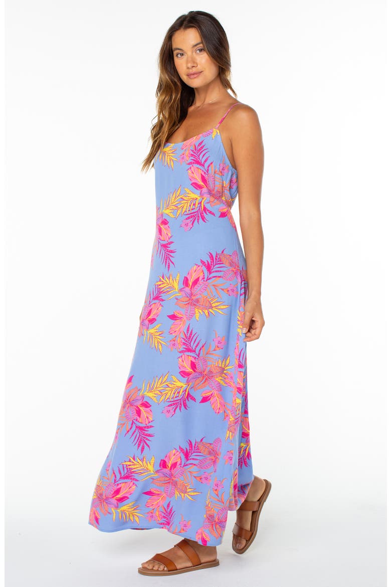 Skylar Tie Back Maxi Sundress, Alternate, color, CORNFLOWER