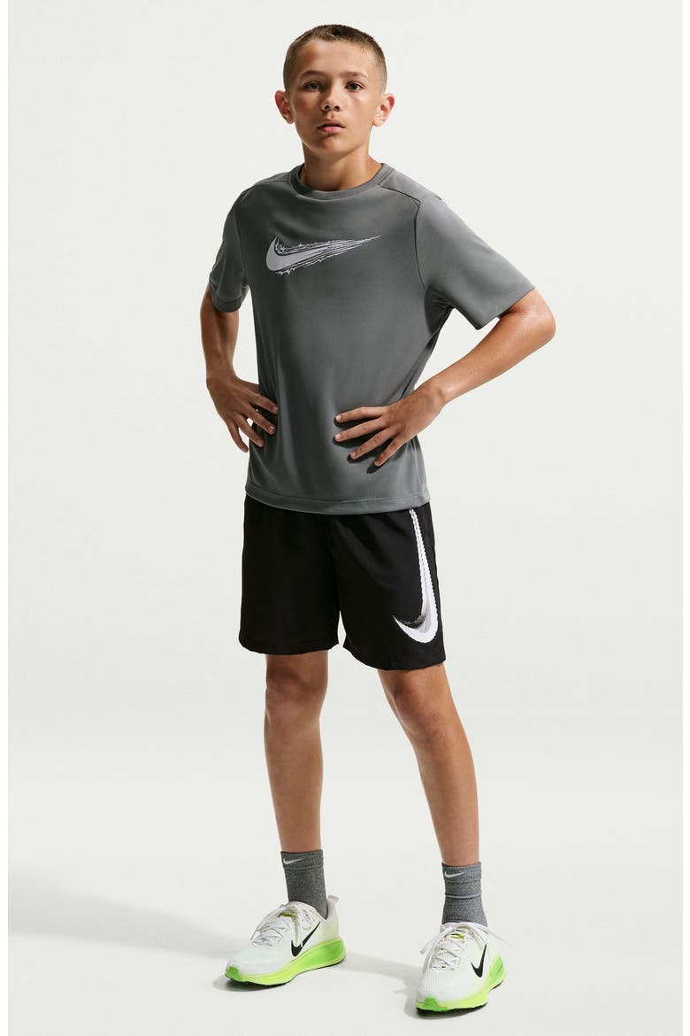 Kids' Refresh Drawstring Shorts, Main, color, BLACK