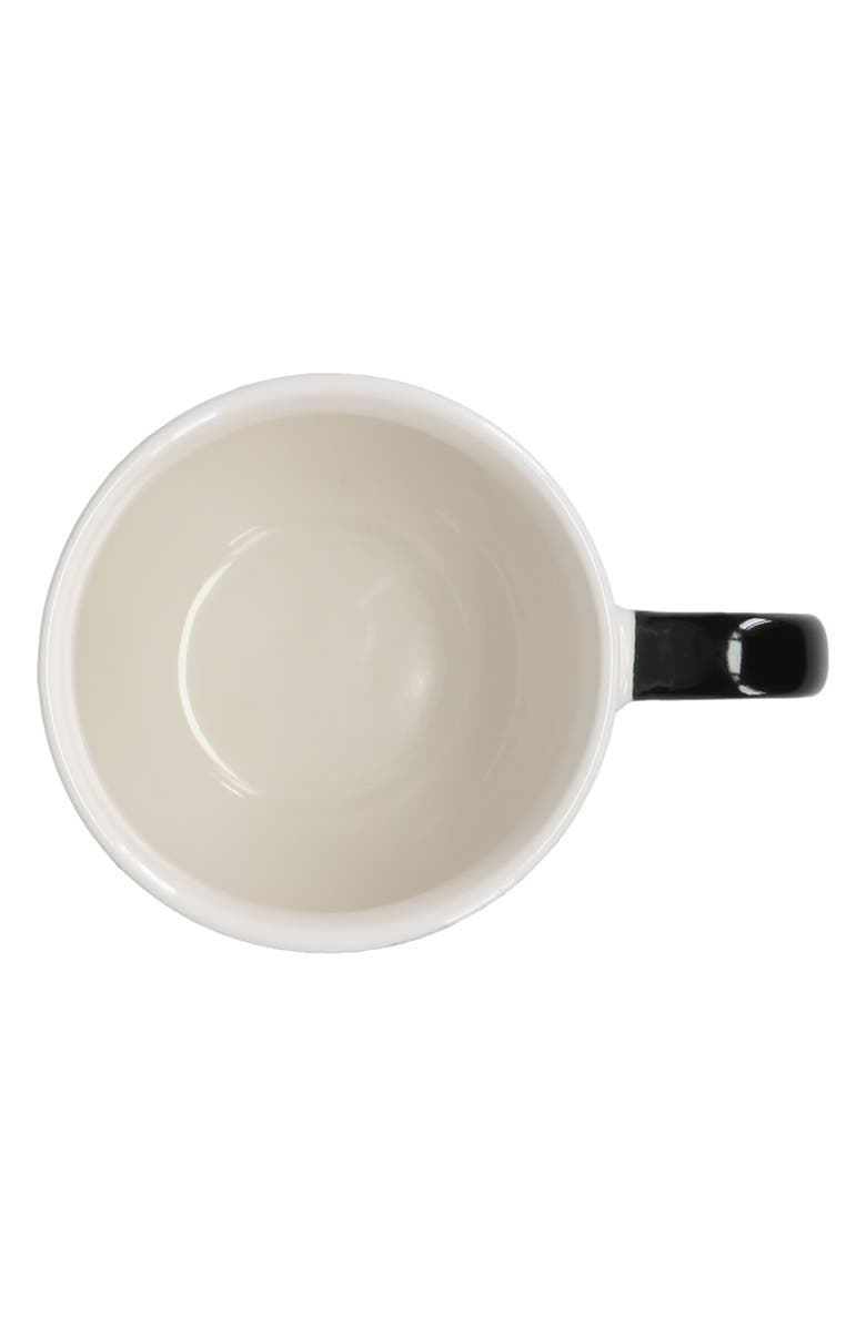 BIA Cordon Bleu Paws Cafe Set of 4 Porcelain Mugs, Alternate, color, Black/ White