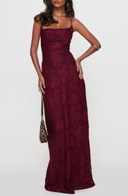 Princess Polly Celena Floral Burnout Maxi Dress