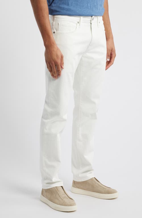 Nordstrom Slim Straight Leg Stretch Cotton Jeans In Soft White