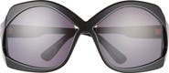 TOM FORD Cheyenne 68mm Oversize Butterfly Sunglasses