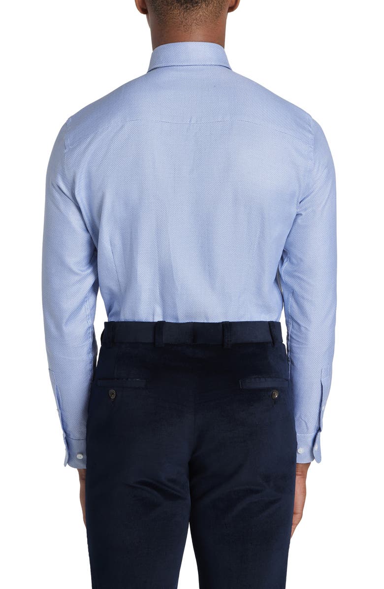Jack Victor Parkma Cotton Dress Shirt, Alternate, color, Sky White