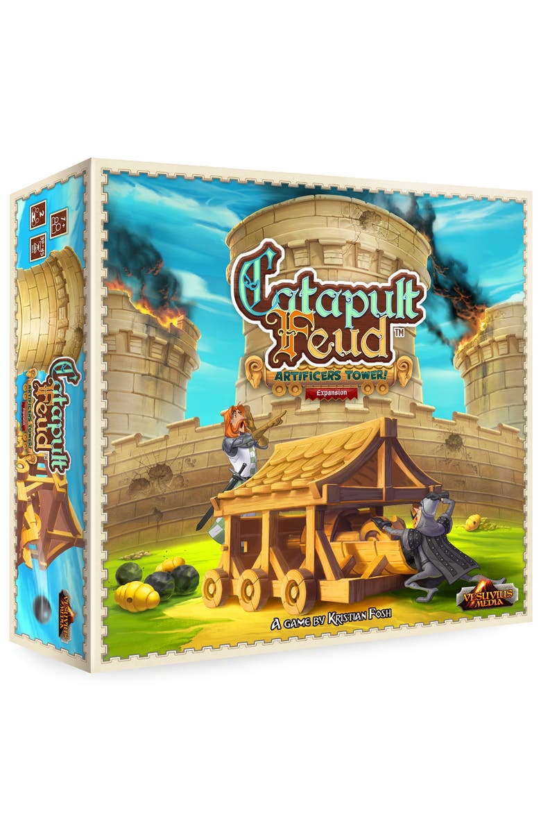 Vesuvius Media Artificer'S Tower Expansion To Catapult Feud, Ages 7+, Main, color, Multicolored