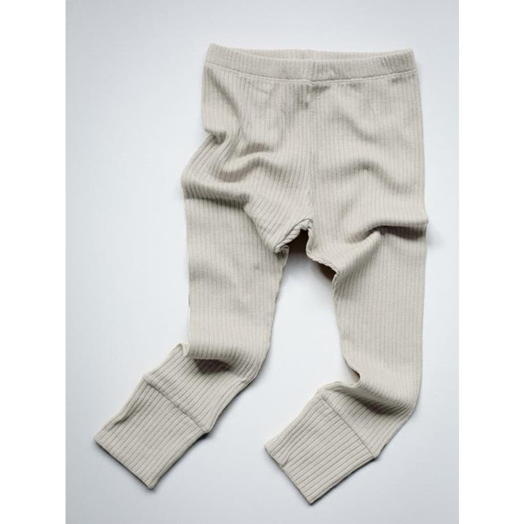 The Simple Folk The Ribbed Legging In Ecru