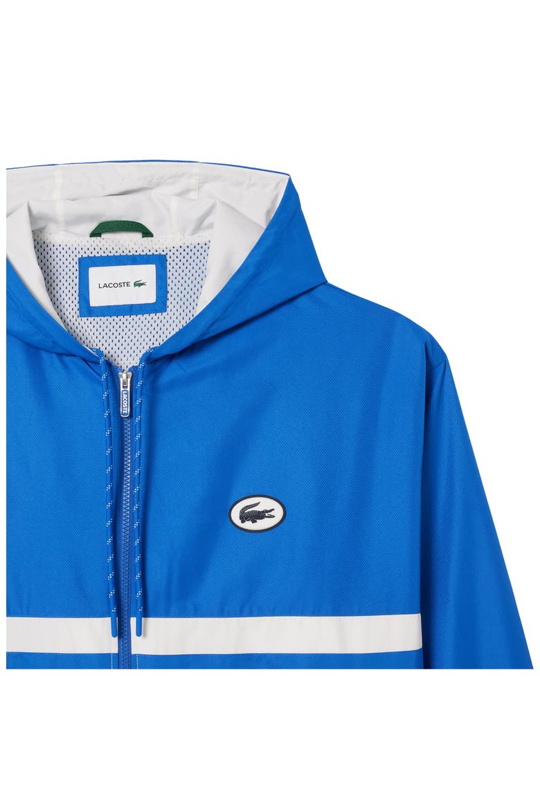 Water Repellent Colorblock Hooded Jacket, Alternate, color, ITV LADIGUE/ FARINE