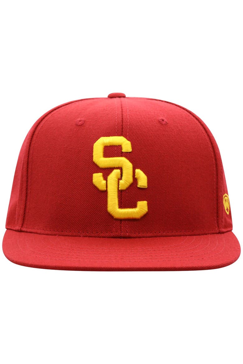 Men's Top of the World Cardinal USC Trojans Team Color Fitted Hat, Alternate, color, Cardinal