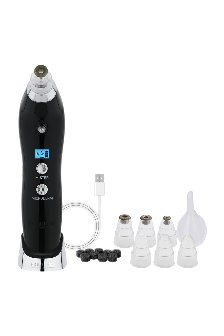 SonicRefresher Wet/Dry Sonic Microdermabrasion & Pore Extraction System, Alternate, color, Absorbs all light; no hue.