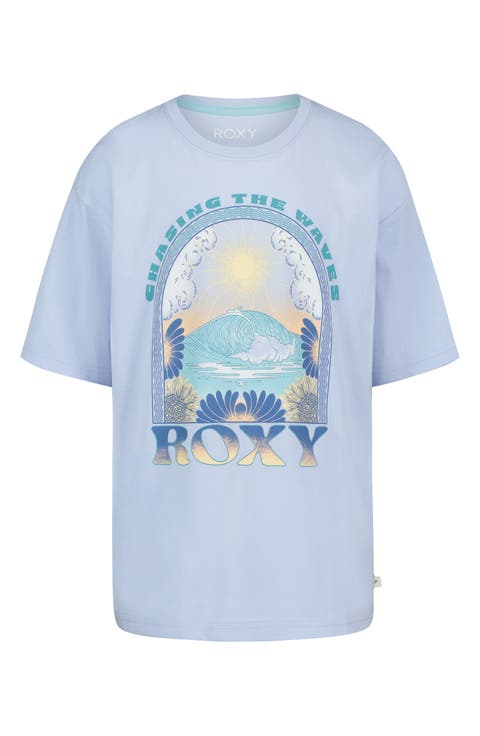 Kids' Chasing Waves Oversize Graphic T-Shirt