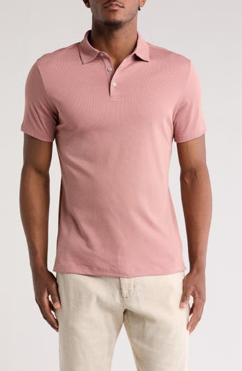 Westzeroone River Valley Polo In Shadow Coral