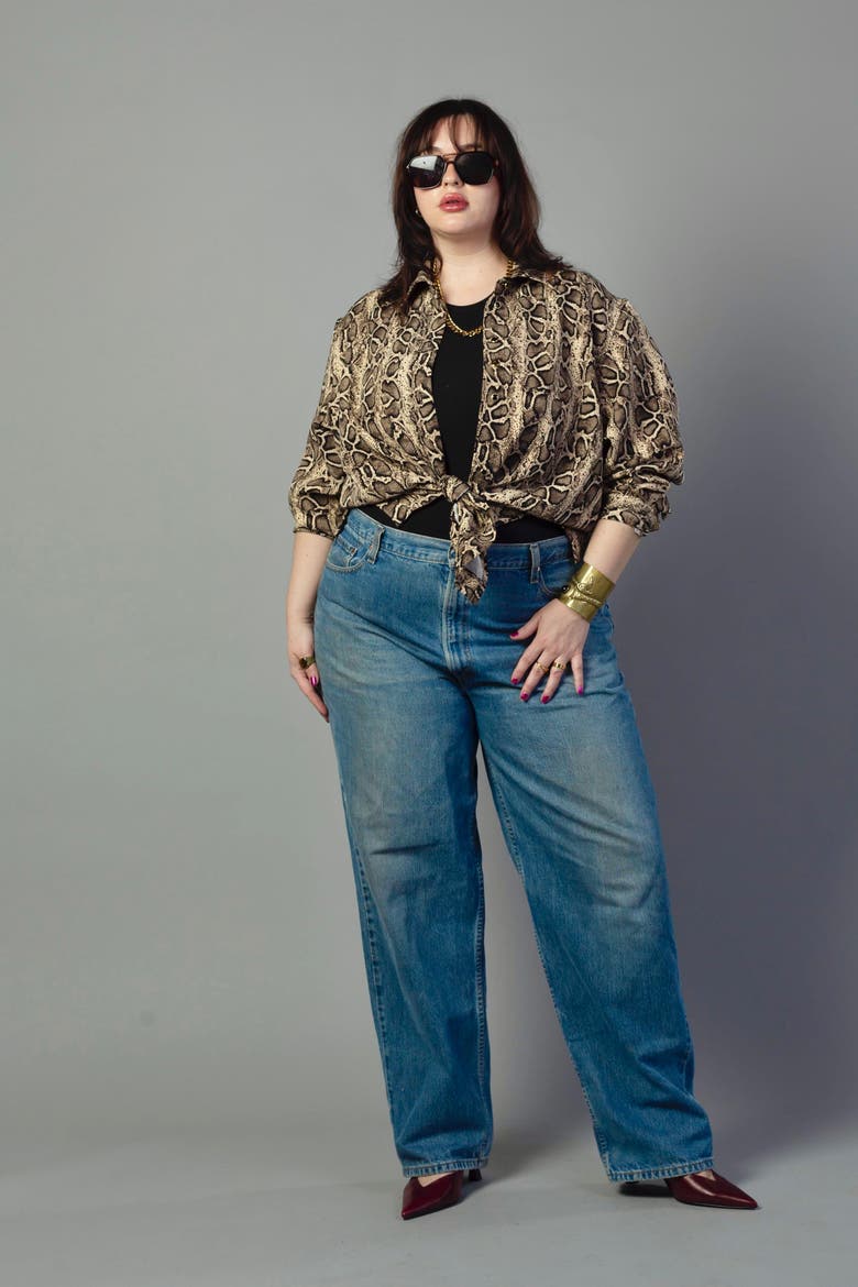 The Quinn Shirt, Alternate, color, Python