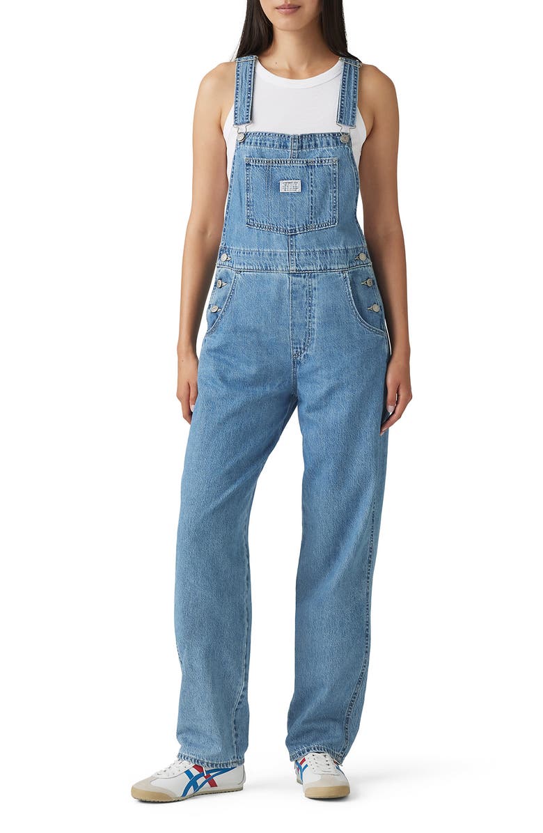 Levi's<sup>®</sup> Classic Denim Overalls, Main, color, Chill Day