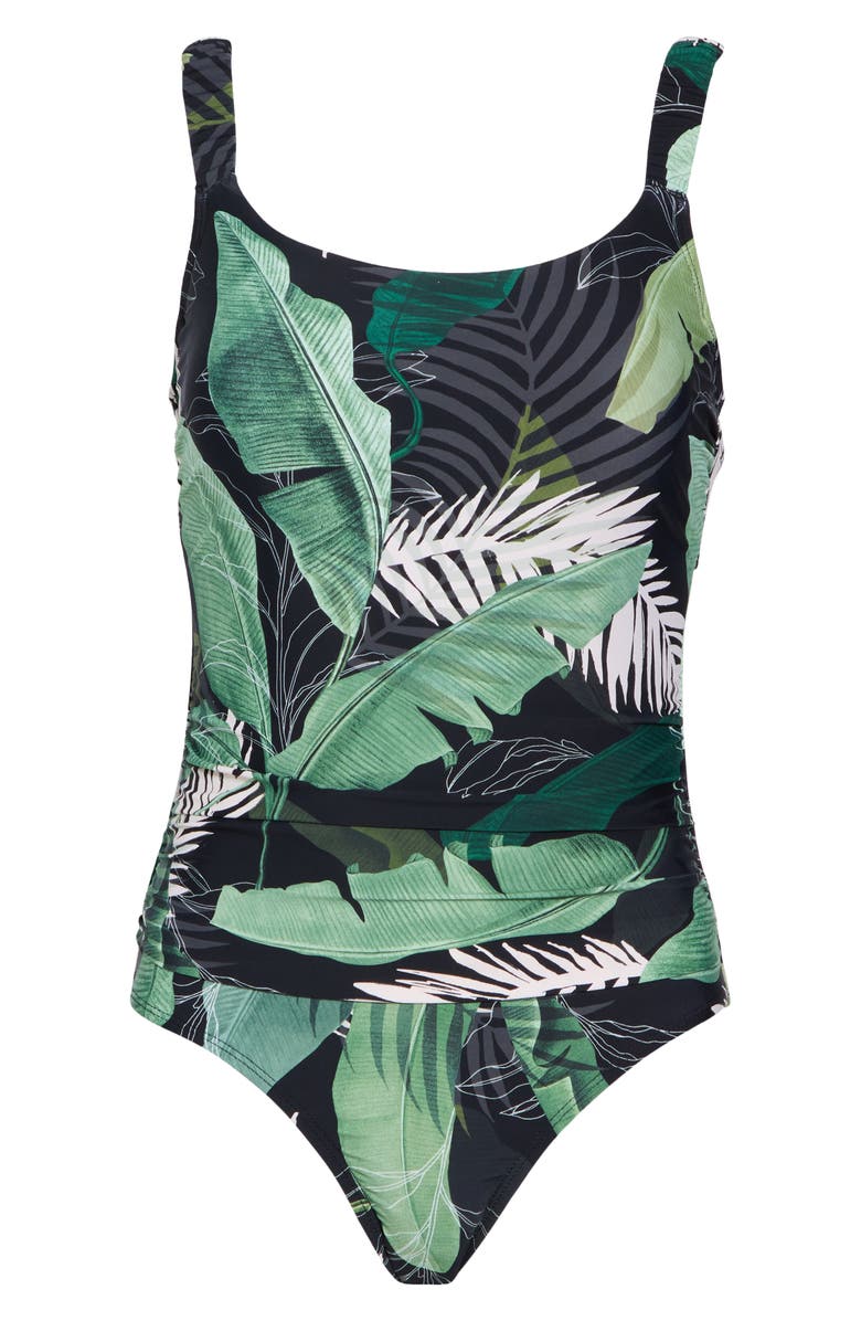 JANTZEN Jolie One-Piece Swimsuit, Alternate, color, Black