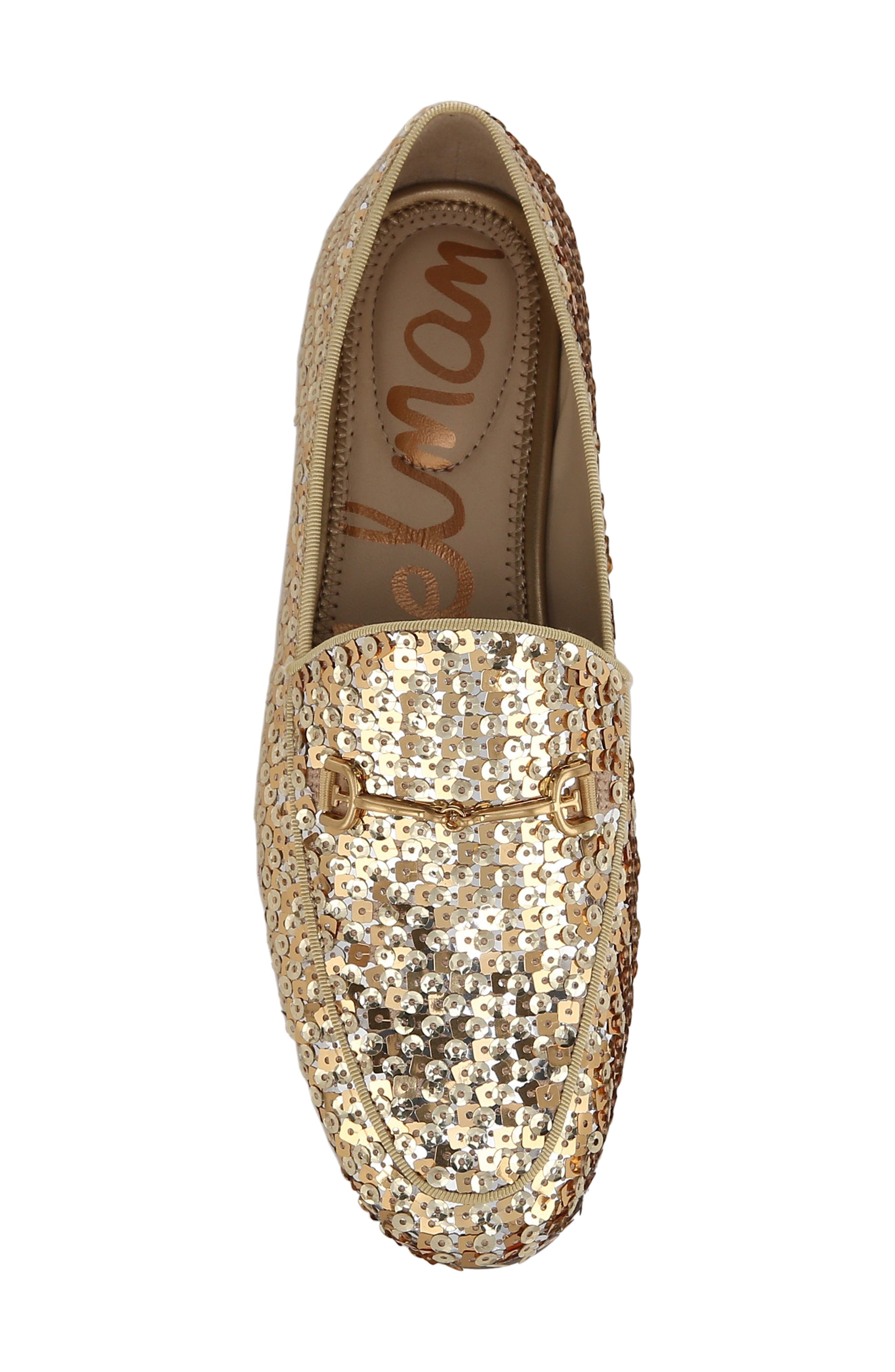 Sam Edelman Loraine Sequin Loafer, Alternate, color, Gold Multi