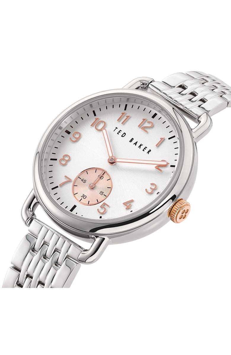 Ted Baker Classic Bracelet Strap Watch, 34mm, Alternate, color, 