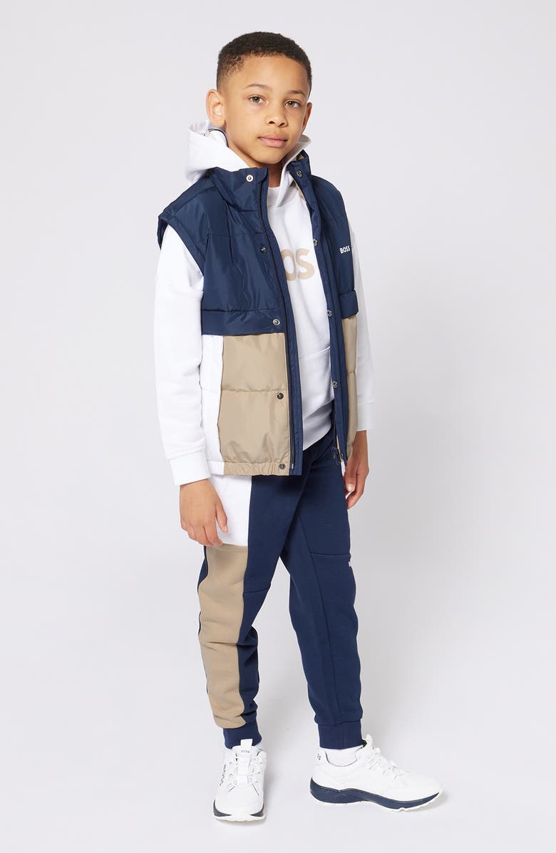 BOSS Kidswear Kids' Colorblock Joggers, Alternate, color, 