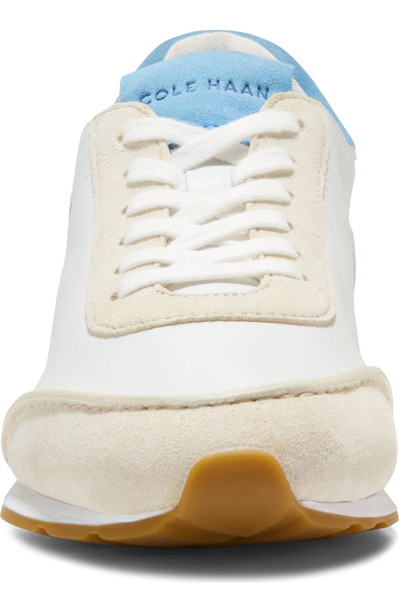 Cole Haan GrandPro LP Runner Energyweave Sneaker, Alternate, color, White /Silver Birch/Azure Blue