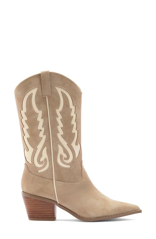Billini Norva Western Pointed Toe Boot In Brown