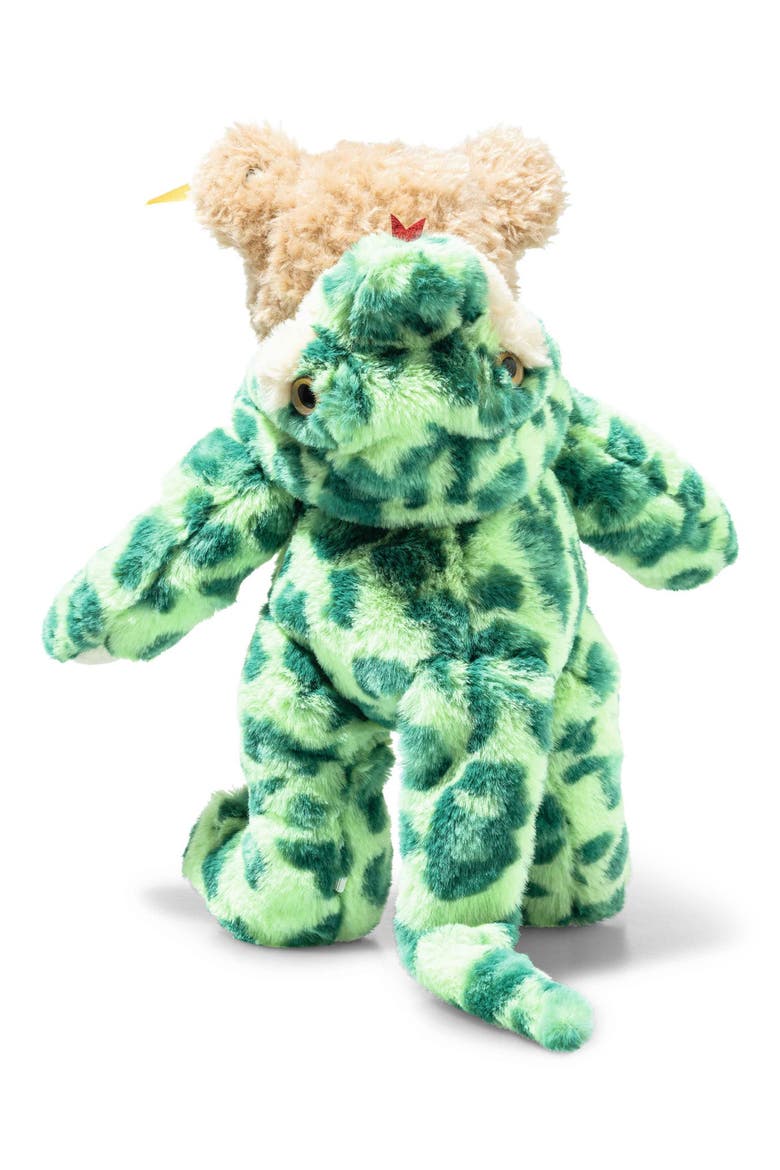 Year of the Snake Teddy Bear with Snake Hooded Costume, Alternate, color, GREEN MULTI