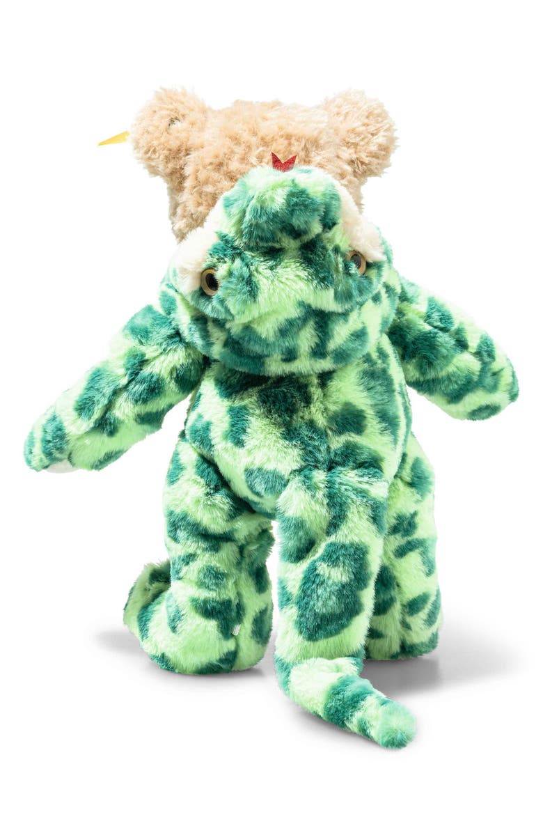 Steiff Year of the Snake Teddy Bear with Snake Hooded Costume, Alternate, color, Green Multi