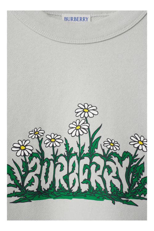Shop Burberry Daisy Logo Cotton Sweatshirt In Winter