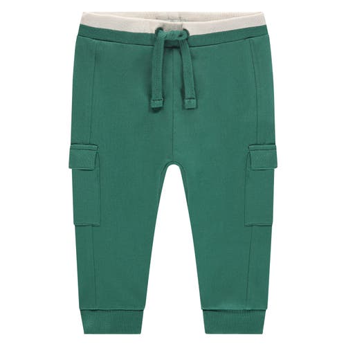Babyface Cargo Sweatpants In Green